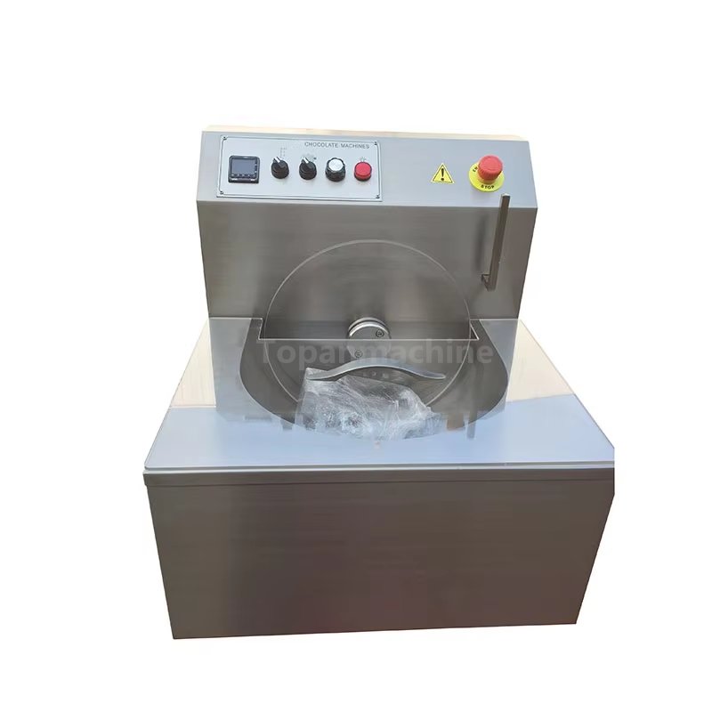 Industrial Chocolate Melting Pouring Enrobing Machine Commercial Small Chocolate Temper Coating Machine